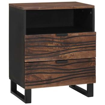 ARDEBO.de - Nachttisch 50x33x60 cm Massivholz Mango & MDF