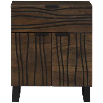 Nachttisch 50x33x60 cm Massivholz Mango