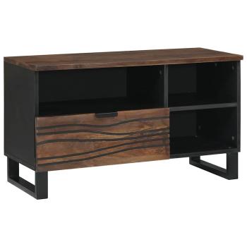 ARDEBO.de - TV Schrank 80x33.5x46 cm Massivholz Mango&Engineered Wood