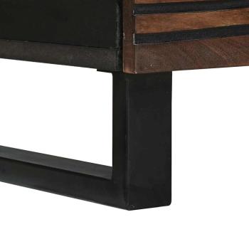 TV Schrank 80x33.5x46 cm Massivholz Mango&Engineered Wood
