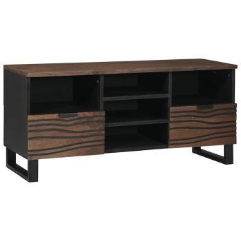 ARDEBO.de - TV-Schrank 100x33,5x46 cm Aus Massivholz Mangou&Holzwerkstoff