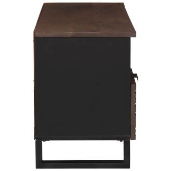 TV-Schrank 100x33,5x46 cm Aus Massivholz Mangou&Holzwerkstoff