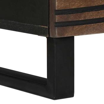 TV-Schrank 100x33,5x46 cm Aus Massivholz Mangou&Holzwerkstoff