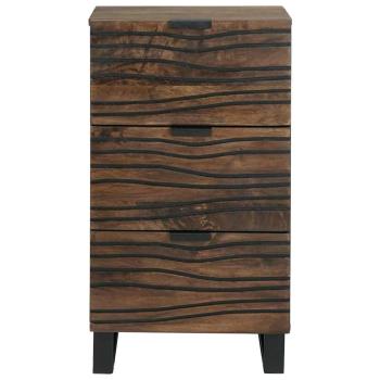 Sideboard 40x33.5x75 cm aus massivem Mangoholz