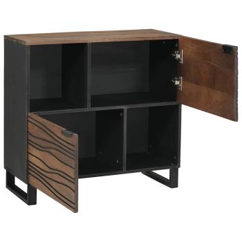 Sideboard 80x33.5x75 cm aus Massivholz Mango