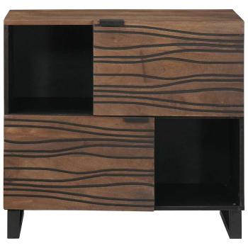 Sideboard 80x33.5x75 cm aus Massivholz Mango