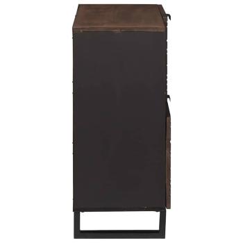 Sideboard 80x33.5x75 cm aus Massivholz Mango