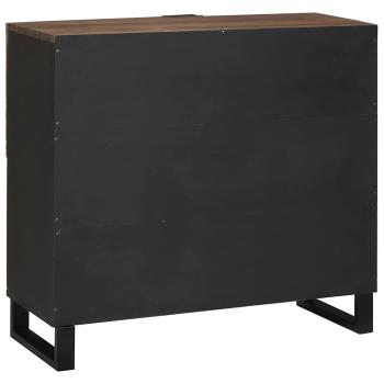 Sideboard 80x33.5x75 cm aus Massivholz Mango