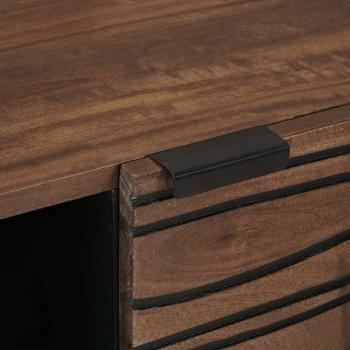 Sideboard 80x33.5x75 cm aus Massivholz Mango