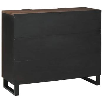 Sideboard 90x33.5x75 cm Massivholz Mango