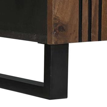 Sideboard 90x33.5x75 cm Massivholz Mango
