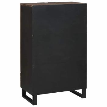Highboard 60x33.5x100 cm Massivholz Mango
