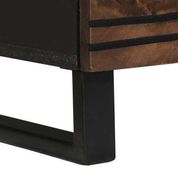 Highboard 60x33.5x100 cm Massivholz Mango