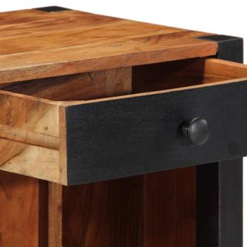 Nachtkonsole 40x35x50 cm Massivholz Akazie