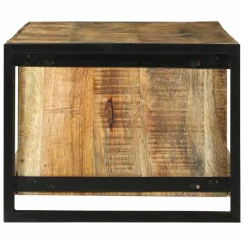 Couchtisch 120x50x38 cm Massivholz aus grobem Mango