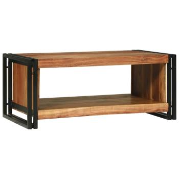 Couchtisch 90x50x38 cm Massivholz Akazie