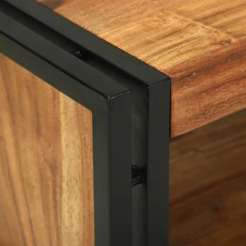 Couchtisch 90x50x38 cm Massivholz Akazie