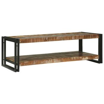 ARDEBO.de - Couchtisch Multicolor 120x50x38 cm Massivholz Recyceltes Holz