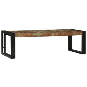 2-teiliges Couchtisch-Set aus Massivholz Altholz