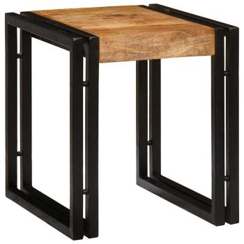 Nesting Tische 3 Teile Massiv Rauhes Holz Mango