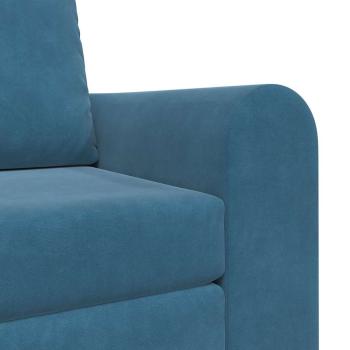 ARDEBO.de - Boden Schlafsofa 2-in-1 Blau 98x71x83 cm