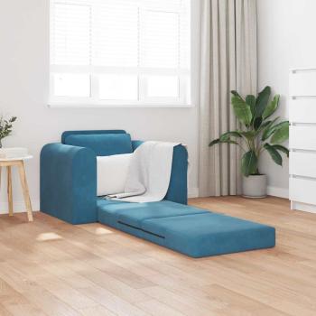 Boden Schlafsofa 2-in-1 Blau 98x71x83 cm