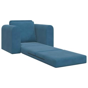 Boden Schlafsofa 2-in-1 Blau 98x71x83 cm
