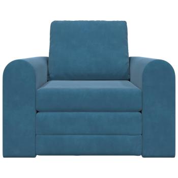 Boden Schlafsofa 2-in-1 Blau 98x71x83 cm