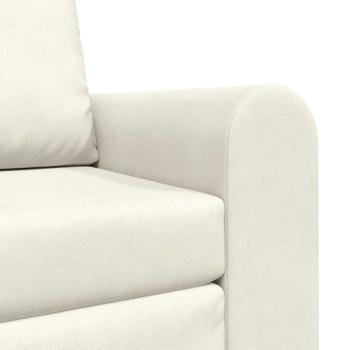 Boden Schlafsofa 2-in-1 Creme 98x71x83 cm Samt