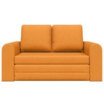 ARDEBO.de - Boden Sofa Bett 2-in-1 Dunkel Gelb 148x71x83 cm Stoff