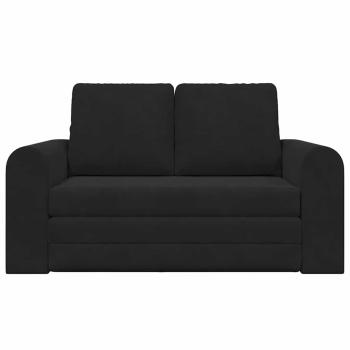 Boden Schlafsofa 2-in-1 Schwarz 148x71x83 cm Samt