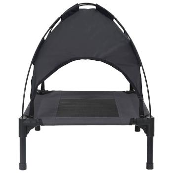 Erhöhtes Hundebett Schwarz Polyester, Metallrahmen