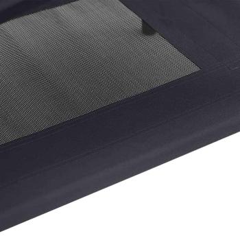 Erhöhtes Hundebett Schwarz Polyester, Metallrahmen