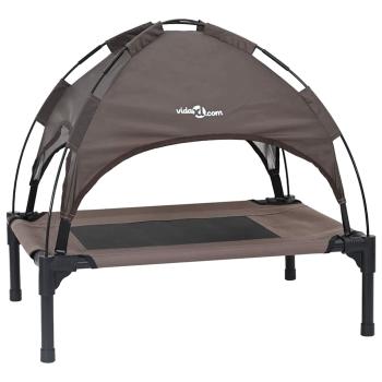 Erhöhtes Hundebett Braun Metall 76 x 62 x 70,5 cm