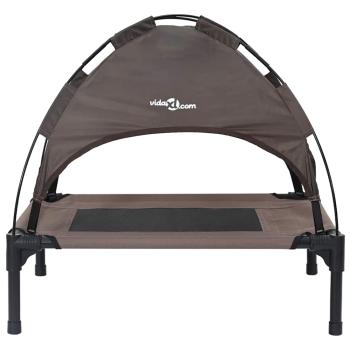 Erhöhtes Hundebett Braun Metall 76 x 62 x 70,5 cm
