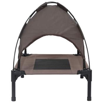 Erhöhtes Hundebett Braun Metall 76 x 62 x 70,5 cm