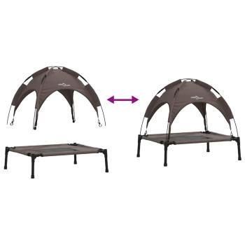 Erhöhtes Hundebett Braun Metall 76 x 62 x 70,5 cm