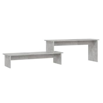 TV-Schrank Betongrau 180x30x43 cm Holzwerkstoff
