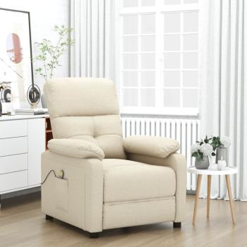 ARDEBO.de - Massagesessel Creme Stoff