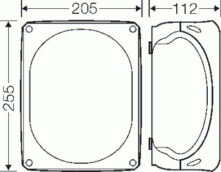 Hensel KF2500B Kabelabzweigkasten bis 25 mm², schwarz (62000070)