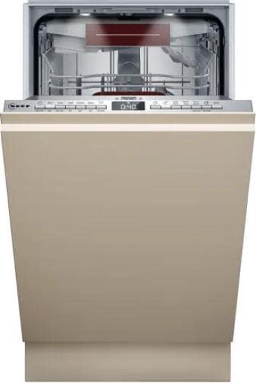 ARDEBO.de Neff S857YMX12E N70 Vollintegrierter Geschirrspüler, 45 cm breit, 10 Maßgedecke, AquaStop, Open Dry, Flex Besteckschublade, EmotionLight, HomeConnect