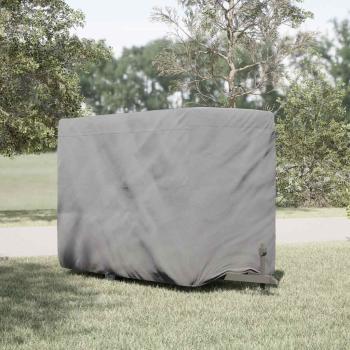Schutzhülle für Pferdeanhänger Grau 396x178x250 cm Vliesstoff