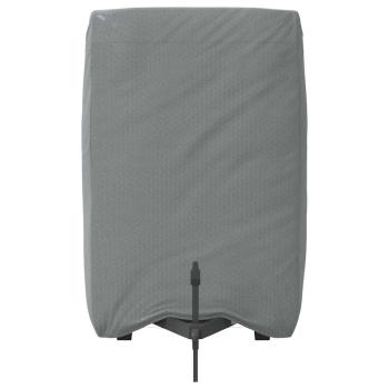 Schutzhülle für Pferdeanhänger Grau 396x178x250 cm Vliesstoff