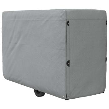 Schutzhülle für Pferdeanhänger Grau 396x178x250 cm Vliesstoff