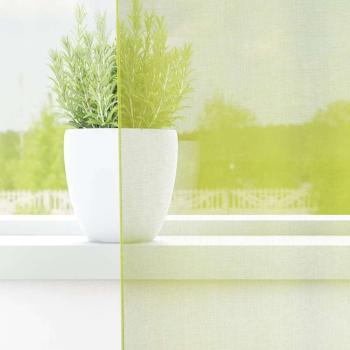 Voile Vorhänge mit Lasche 2 Stk. Apfelgrün