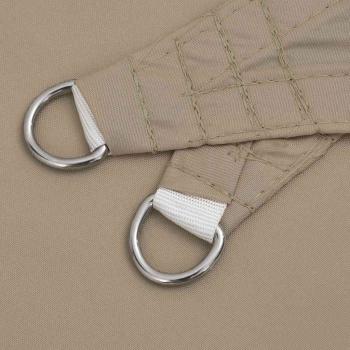 Sonnensegel Taupe 7x5x5 m 100% Polyester Oxford
