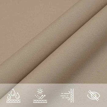 Sonnensegel Taupe 7x5x5 m 100% Polyester Oxford