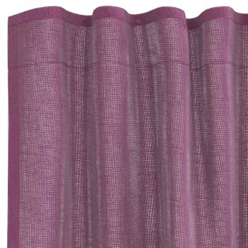 Voile Vorhänge mit Stangentaschen 2 Stk. Lila