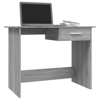 Schreibtisch Grau Sonoma 100x50x76 cm Holzwerkstoff
