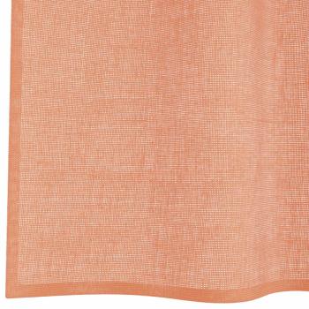 Voile Vorhänge mit Stangentaschen 2 Stk. Terrakotta